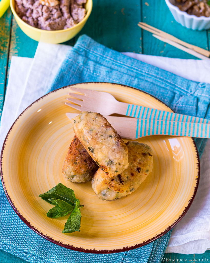 Köfte di pesce con salsa tarator